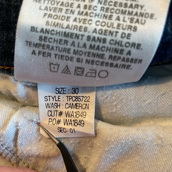 Joe's Rocker Torn Ripped Distressed Faded Denim Flare Leg Bootcut 30 Joes Jeans - Picture 6 of 8